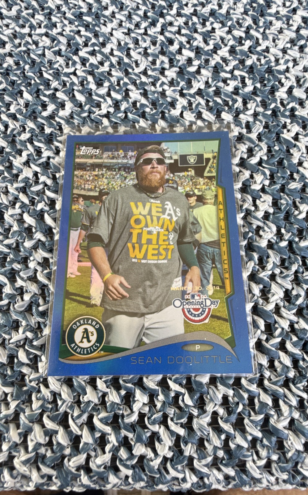 2014 Topps Opening Day - Sean Doolittle #167 Blue Holofoil /2014