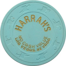 Harrah's Casino Las Vegas Nevada Blue NCV Chip 1990s