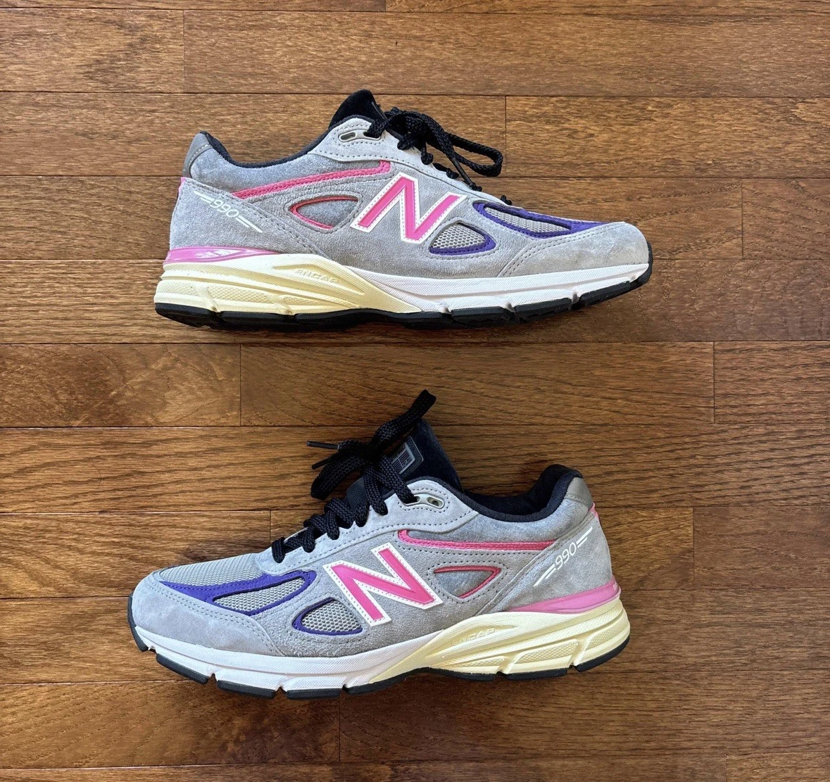 New Balance 990v4 Ronnie Fieg Kith Gray for Sale | Authenticity