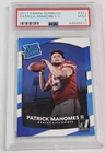 2017 Panini Donruss PATRICK MAHOMES II #327 Rated Rookie RC PSA 9 Mint