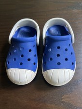 Crocs Children Shoes SZ 6 Blue And White Unisex