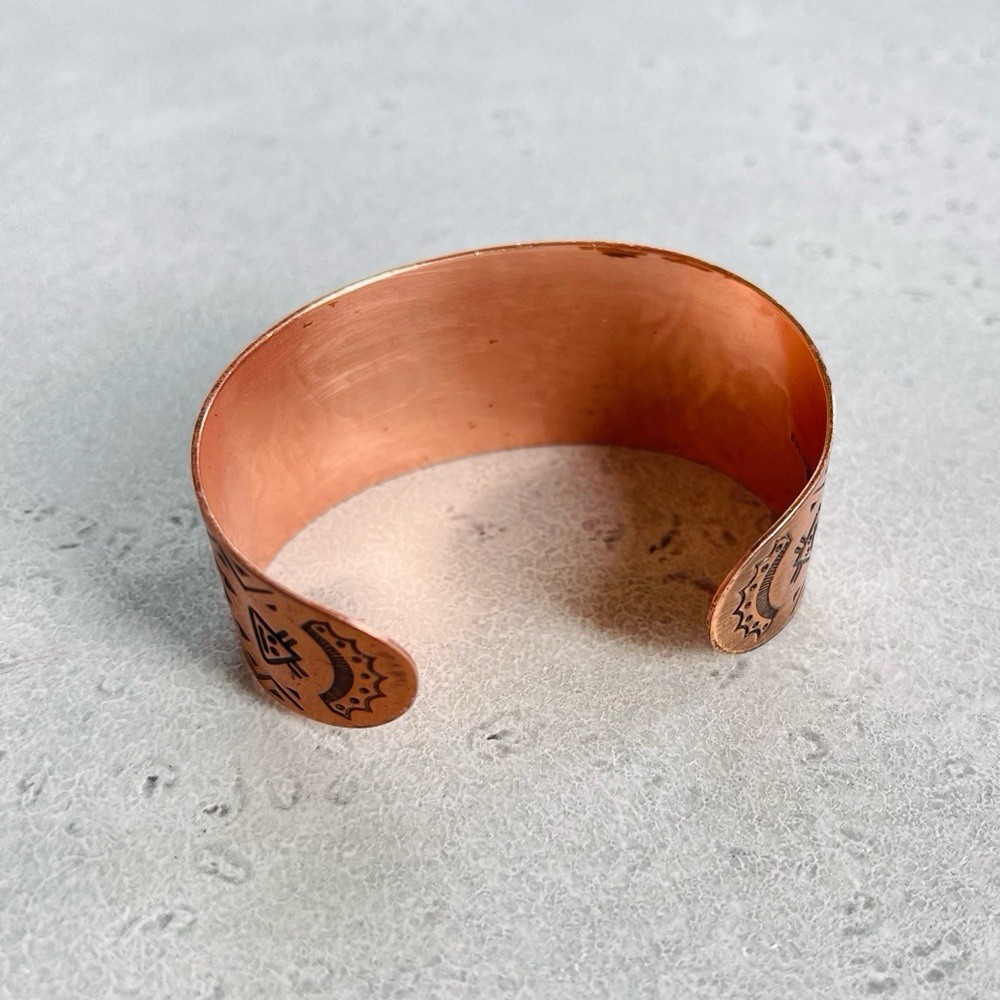 Bell Trading Post Solid Copper Native American Th… - image 5