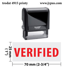 Verified - Extra Large Trodat 4915 Self Inking Rubber Stamp