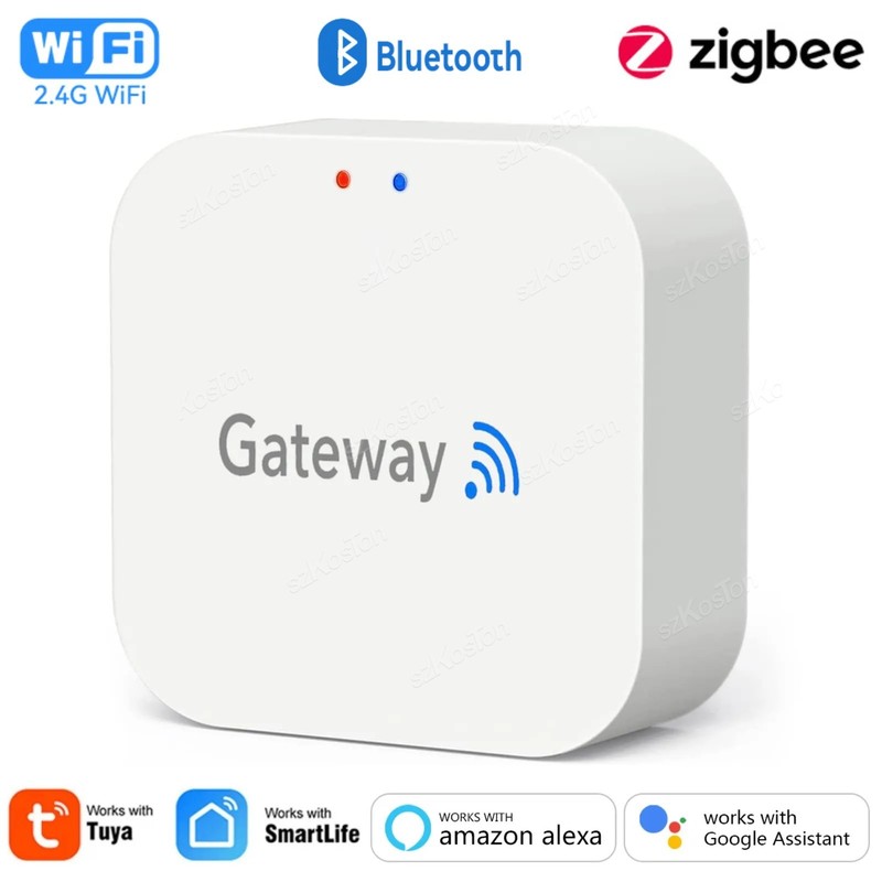 Tuya Smart Life ZigBee WiFi Bluetooth Gateway Hub Alexa Google Control