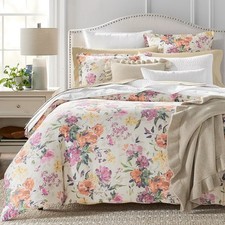 SKY HARPER AUTUMNAL FLORAL KING DUVET COVER SET SHAMS 100 COTTON