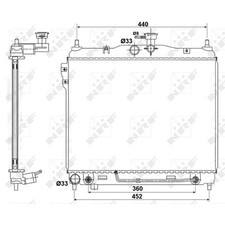 Radiateur Hyundai GETZ