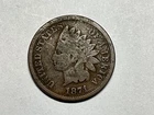 1871 Indian Head Penny #55 Hard To Find Date