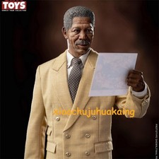 GIAO TOYS G003 Lucius Fox Morgan Freeman 12in Male Action Figure Doll Model