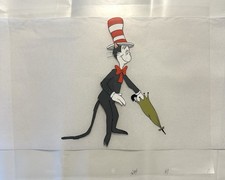 RARE 1971 CAT IN THE HAT DR SEUSS DePatie Freleng ORIGINAL PRODUCTION CEL
