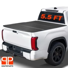 5.5FT 3-Fold Hard Truck Bed Tonneau Cover For 2022-2025 Toyota Tundra Waterproof