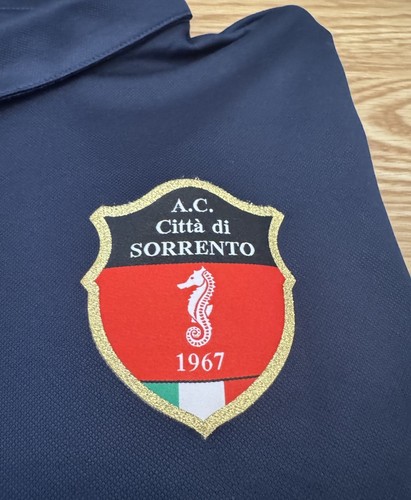 AC Citta di Sorrento 1967 SORRENTO Italian Men’s Futbol Polo Shirt Navy Blue L - Bild 5 von 6
