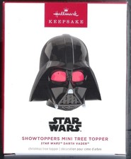 2025 Hallmark Mini Star Wars Darth Vader ShowToppers Musical Tree Topper Light
