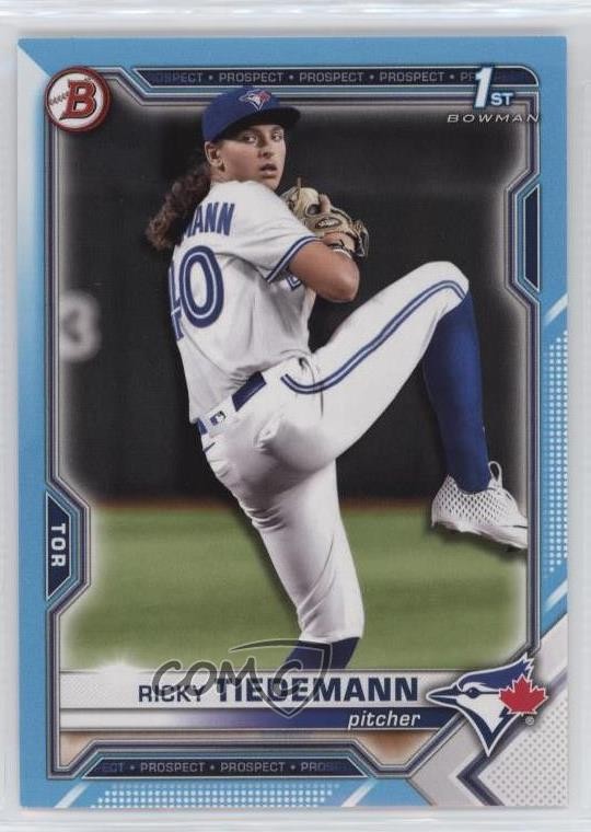 2021 Bowman Draft Sky Blue 383/499 Ricky Tiedemann #BD-89 fo7
