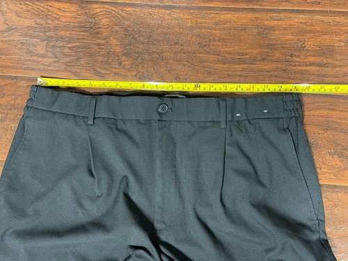 Uniqlo Black Pants Slacks Men’s 3XL Waist 42”-45” Elastic Comfort Work Casual - Picture 6 of 9