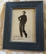 1920s Charlie Chaplin Signed Photograph The L...