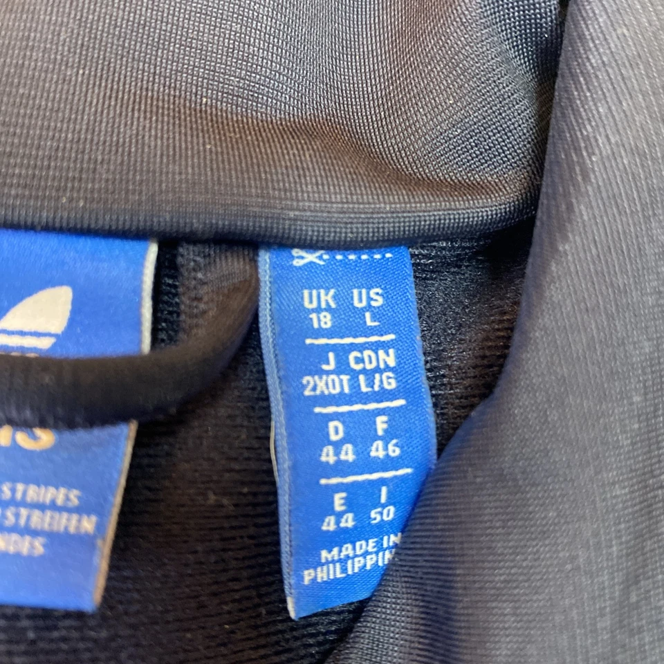 Chaqueta de Pista Adidas Originales Firebird Para Mujer Grande Azul Rosa 3 Rayas Foto 4 de 4