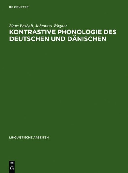 Kontrastive Phonologie Des Deutschen Und DäNischen Johannes Wagner-image