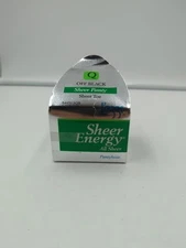 L’eggs Sheer Energy Pantyhose Sheer Panty, Sheer Toe Black- Size Q