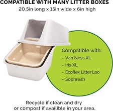 Quick  Convenient 2-Pack Disposable Heavy Duty Cat Litter Box - Sustainable