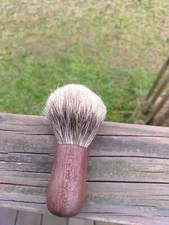 Beautiful  Wooden Handled Badger? Shaving Brush