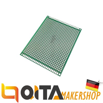 70x90mm Lochrasterplatine Doppelseitig 2,54mm Prototype Leiterplatte PCB