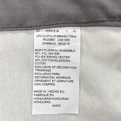 Genuine Dickies Men's Gray Flat Front Comfort Waist Flex Pants Size 44x32 New - Picture 8 of 16