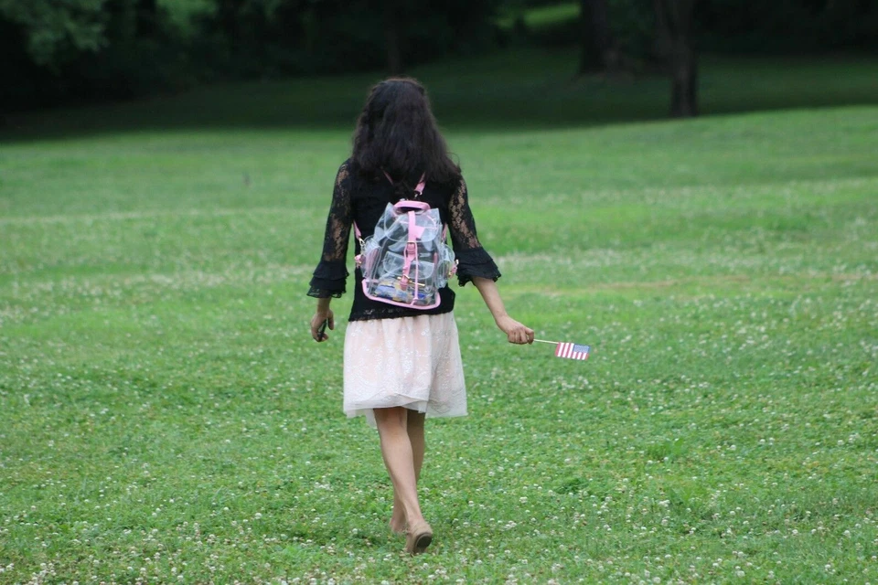 Mochila feminina verão transparente transparente bolsa de doces bolsa satchel bolsa escolar - Imagem 4 de 4