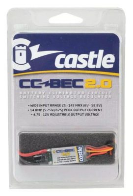 CC BEC 2.0 14A Max Output 14S Voltage Regulator Castle Creations CSE010015400
