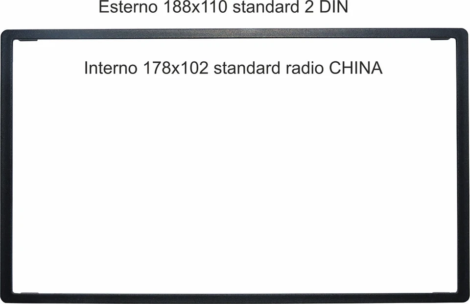 Cadre D'Autoradio 2 din Kia Picanto 2011- Start&stop Avec Supports ABS Et Cadre - Photo 3/4