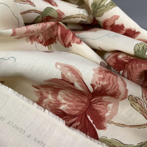 Colefax & Fowler Penhurst Cotton Linen Blend Floral Fabric Sold by the Yard - Picture 13 of 15