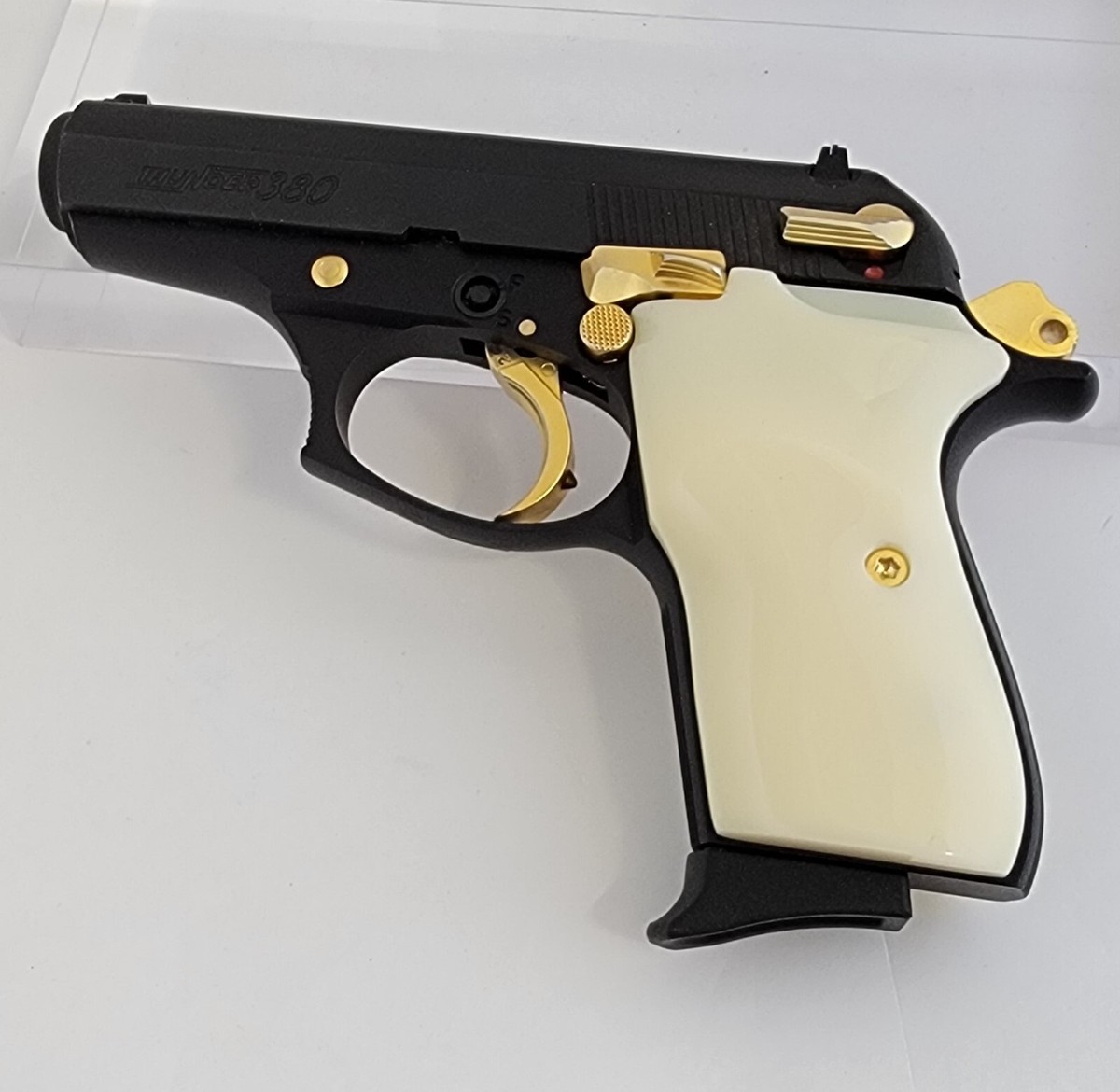 Bersa Thunder Firestorm 22 380 Pistol Grips in Faux Ivory Acrylic