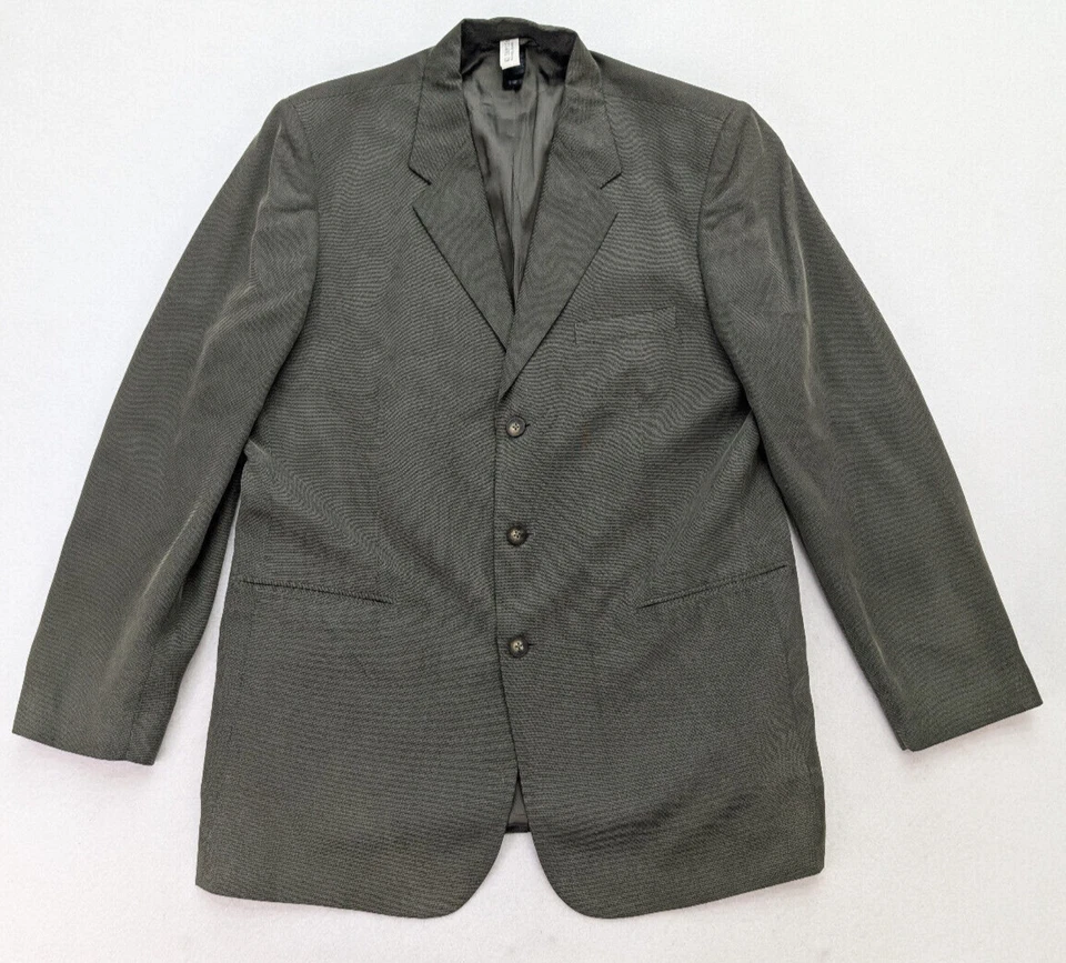 Claiborne Men's Blazer Jacket Sport Coat Size 44L Green - Image 2 of 4