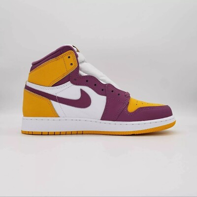 OG Jordan 1 Retro High Top / Brotherhood /‎ Size 7Y / Yellow & Purple Air Jordan 1 Retro High OG “Brotherhood” – Connect Japan Luxury main image 4
