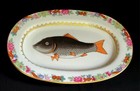 Super Rare Oval Fish Platter Porcelain Tray Made By Ng For I.Portugues De Museus