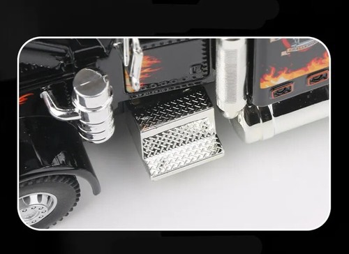 1:24 Scale Model For Peterbilt 389 Truck Trailer Head Diecast Metal Container - Picture 20 of 27