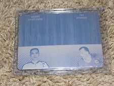 2015 In The Game George Armstrong Ted Kennedy Printing Plate Magenta 1/1