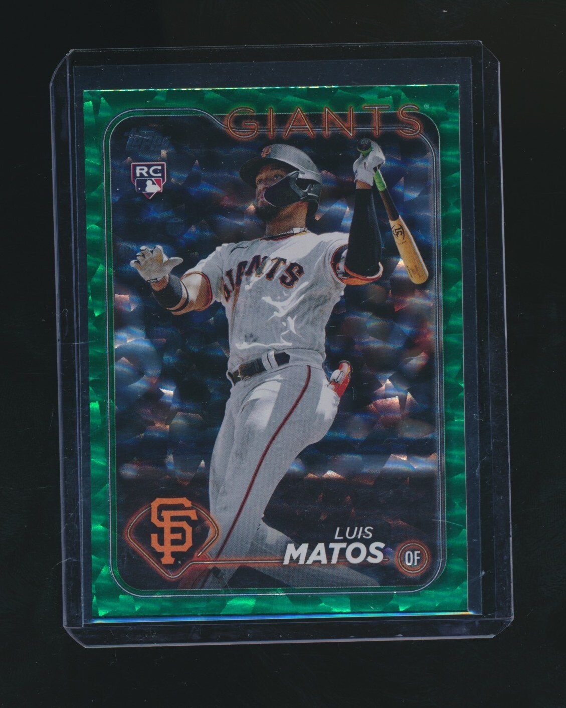 LUIS MATOS 2024 TOPPS GREEN FOIL RC PARALLEL 478/499 #28