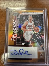 2021-22 Contenders Optic Perennial Contenders Autograph Gold Duncan Robinson /25
