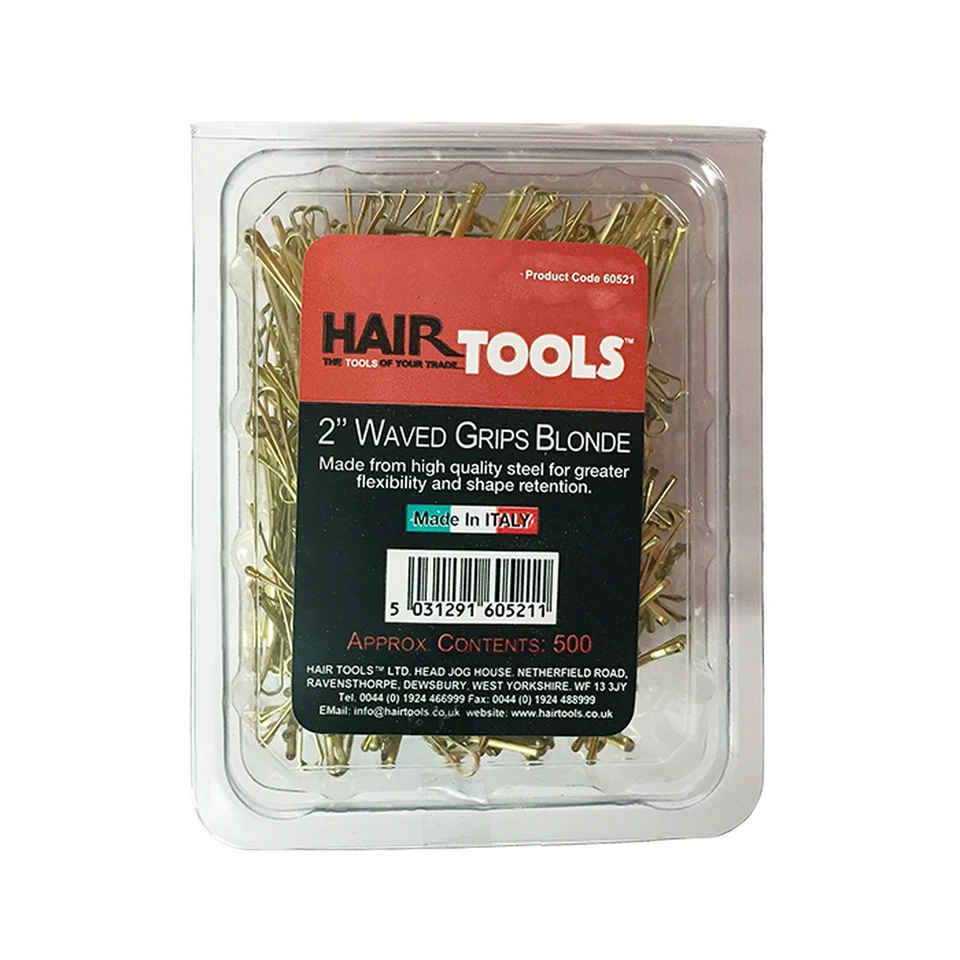 HAIR TOOLS - Waved Grips (Kirby) - 2" - Blonde (500)