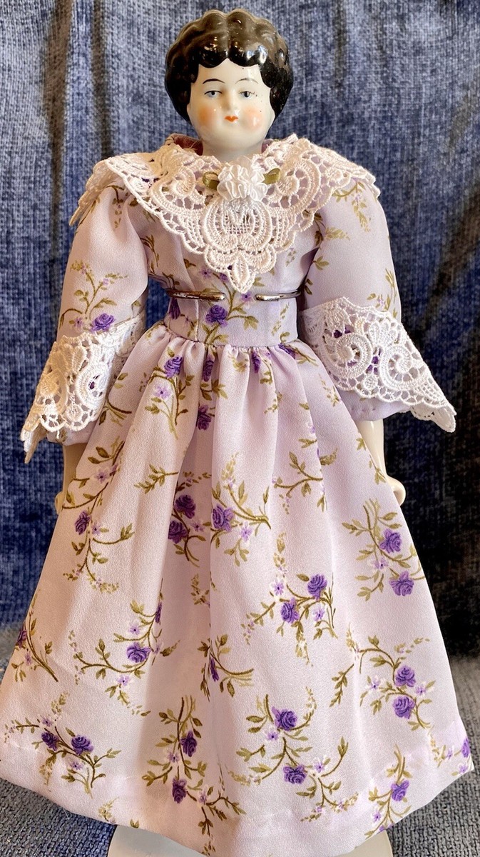 Antique German 13” C1890 China Head Doll With Nice Outfit | eBay