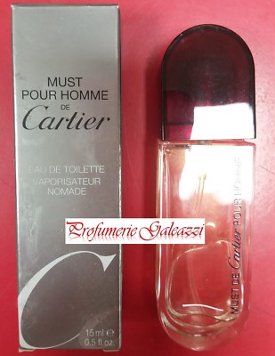 MUST POUR HOMME DE CARTIER EDT VAPO NOMADE - 15 ml | eBay