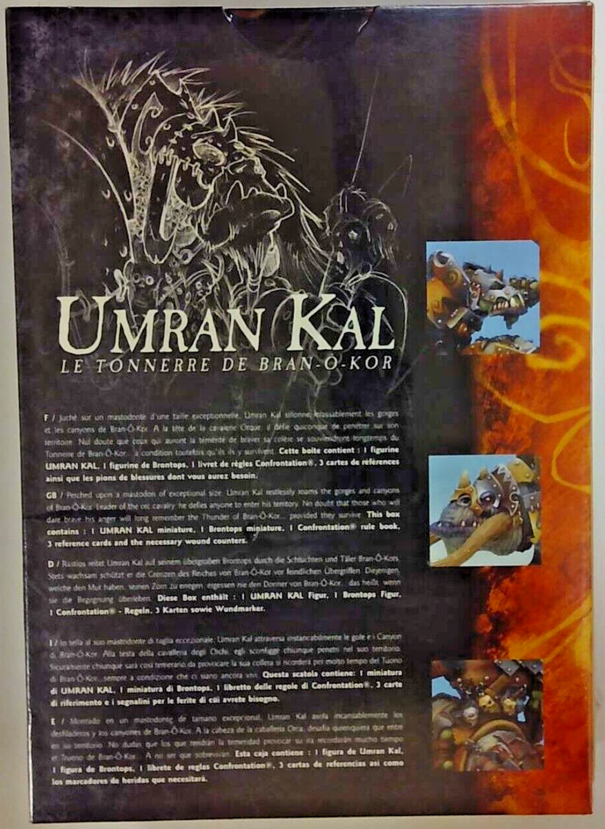 Confrontation Box Set Umran Kal Thunder of Bran-o-Kor SEALED LE TONNERE