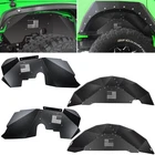 Front+Rear Inner Fender Liners for Jeep Wrangler JK JKU 4WD 2007-2018 Aluminum