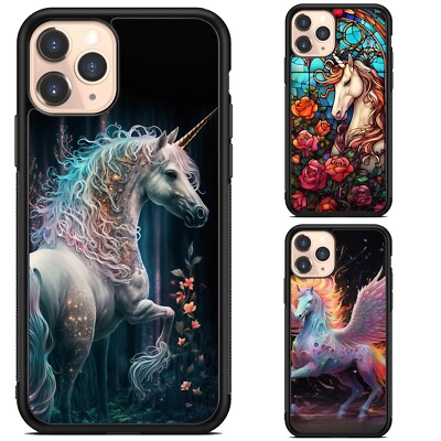 For iPhone 14 15 Plus Pro Max stunning unicorn powerful Phone Covers