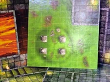 Dungeons & Dragons Boardgame Double Sided Floor Plans/Boards x 5 Parker 2003