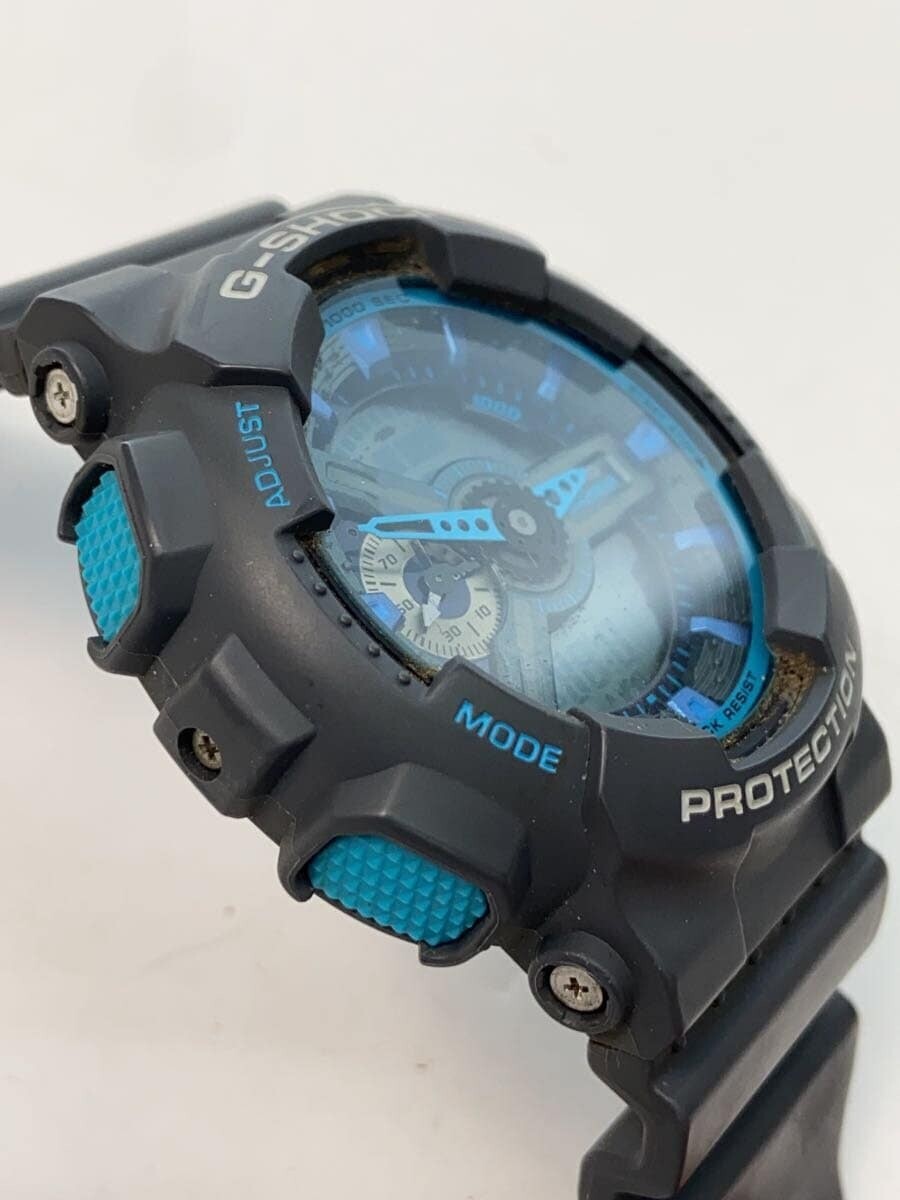 G-SHOCK グレー×アクアブルー GA-110TS 楽天市場】CASIO カシオ G-SHOCK Gショック ビッグフェイス