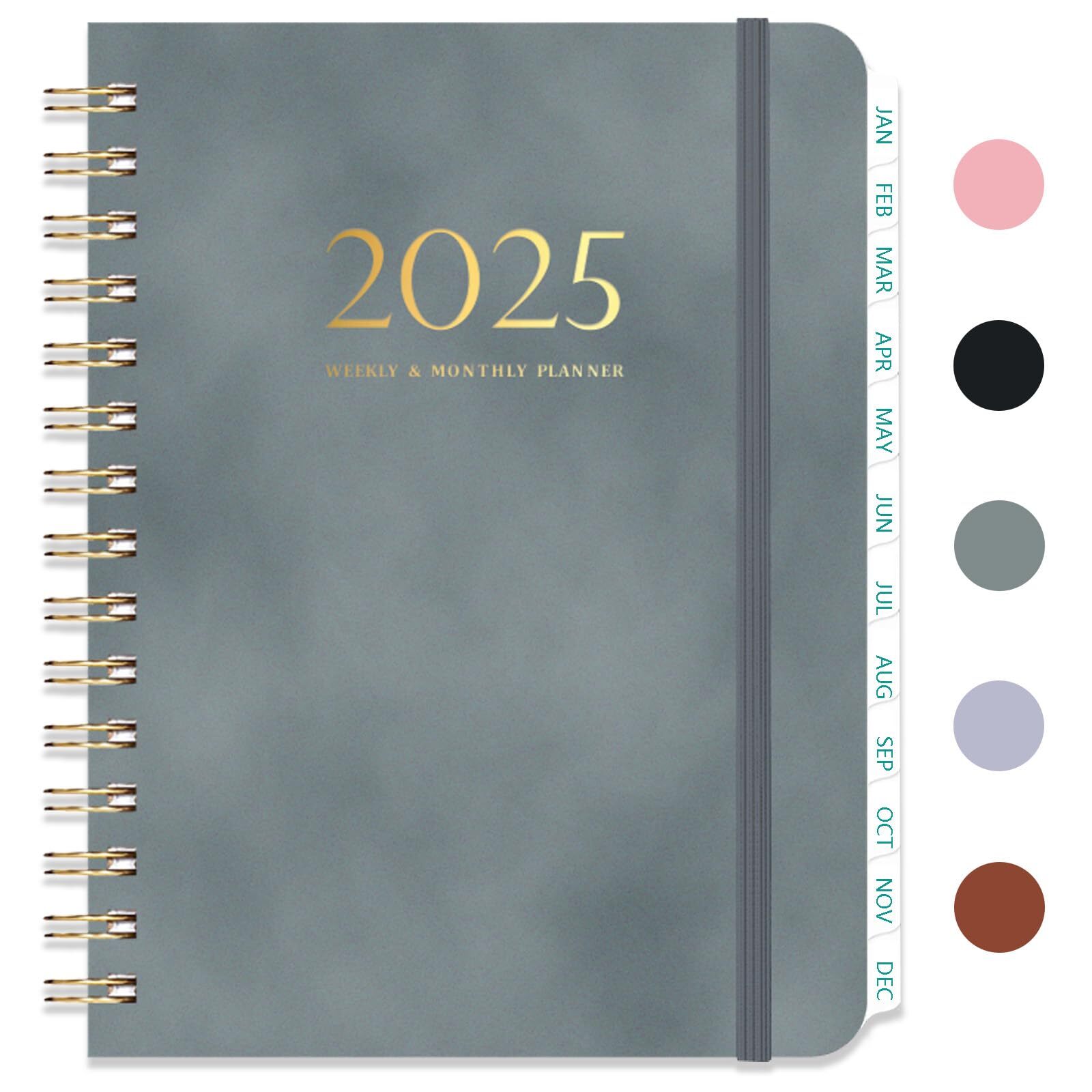 2025 Planner Weekly and Monthly Planner from January 2025 - December 2025 Not...