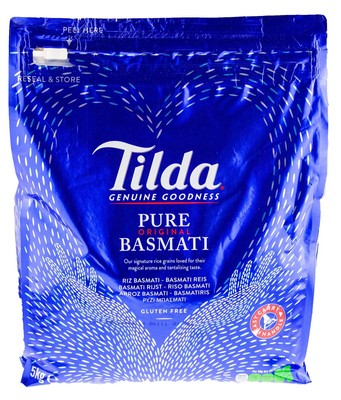 Basmati Reis TILDA 5 KG Basmatireis rice riz ris Langkorn Essen wie in Asien