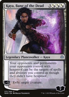 Kaya, Bane of the Dead (NM) #231 Planeswalker War of the Spark