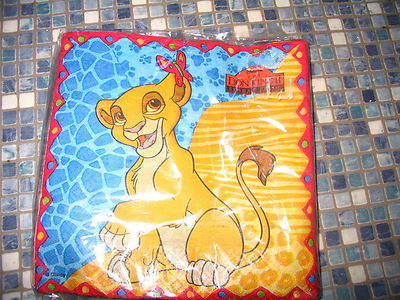 DISNEY KIARA KÖNIG DER LÖWEN TARZAN ODER BUCKLIGER 20 PARTY SERVIETTEN SERVIETTEN SELTEN NEU